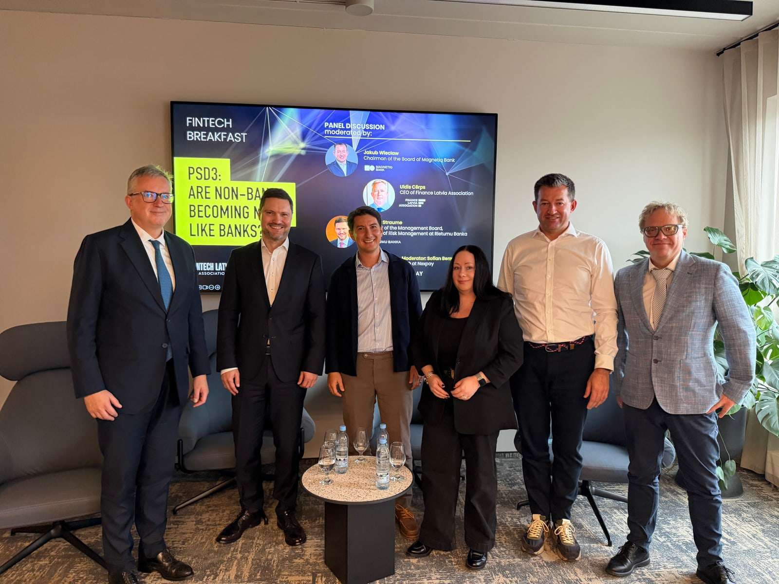 A previous Fintech Latvia Association event