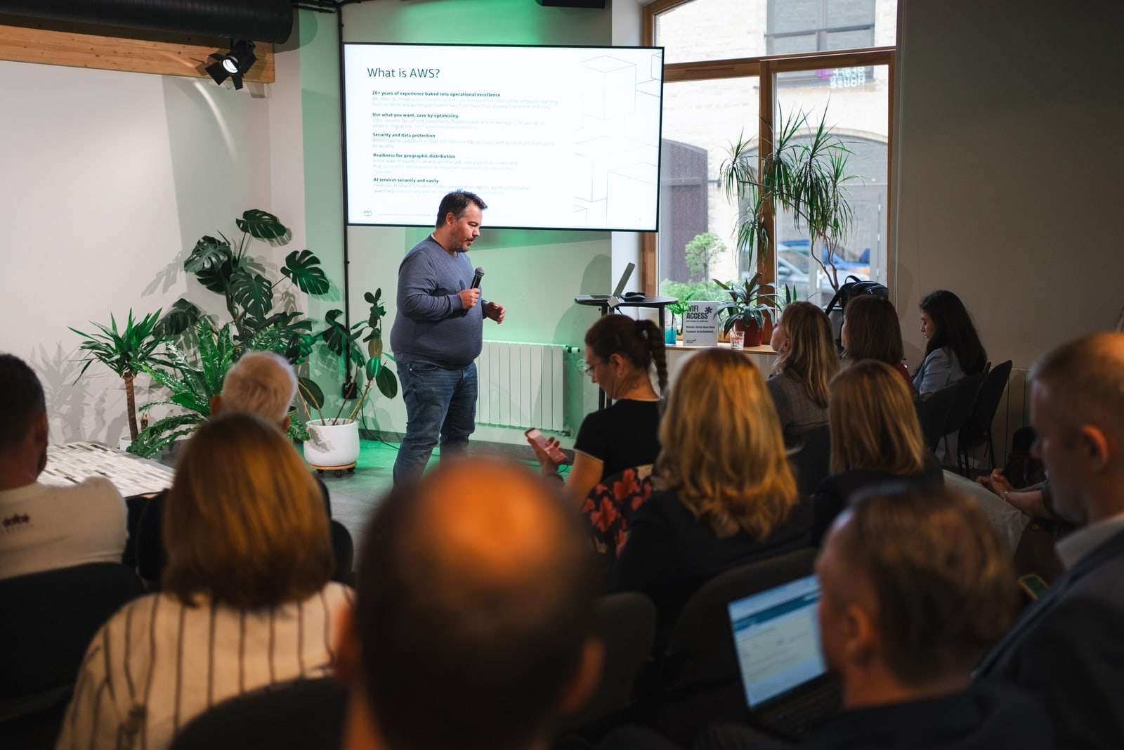 A previous Fintech Latvia Association event