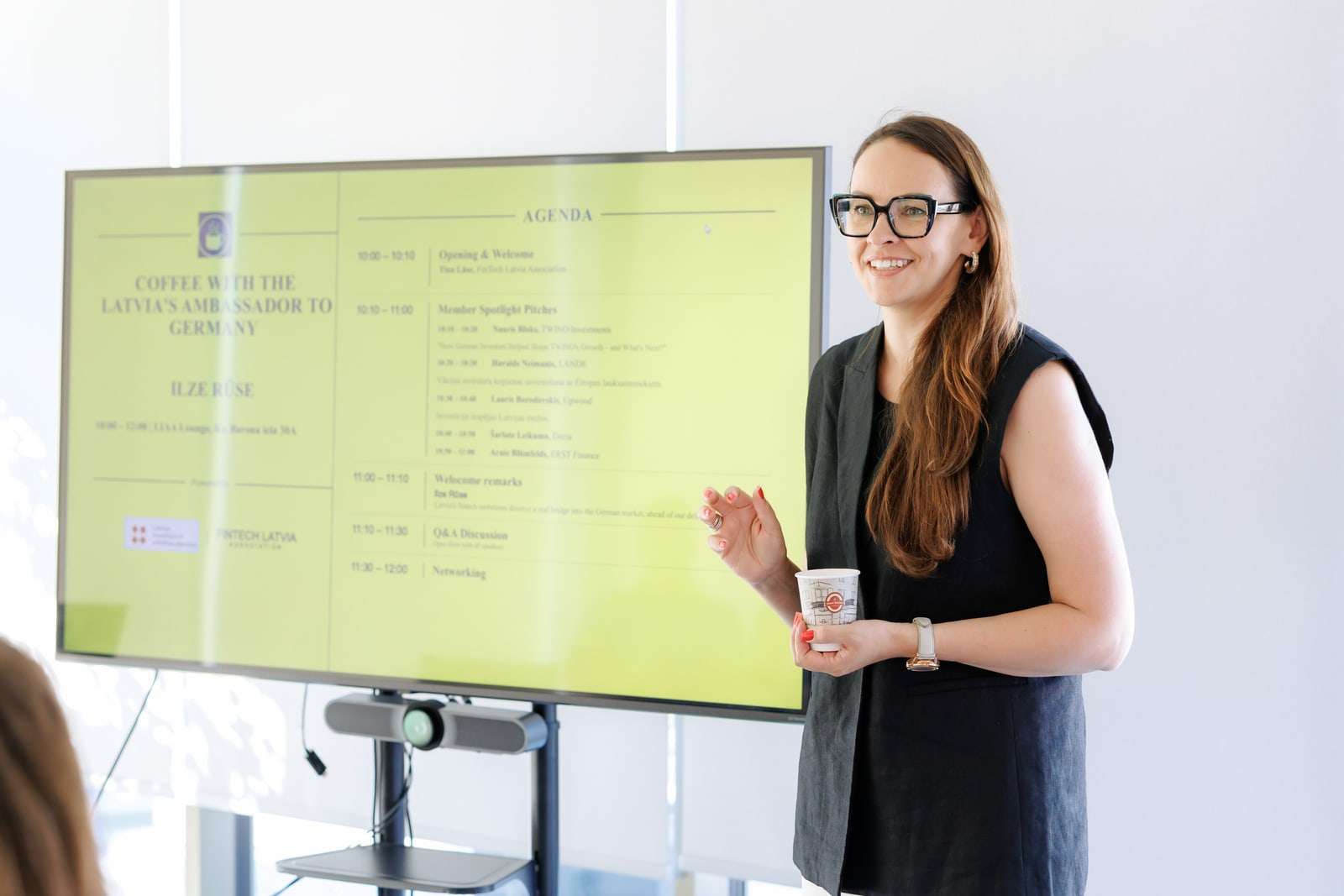 A previous Fintech Latvia Association event